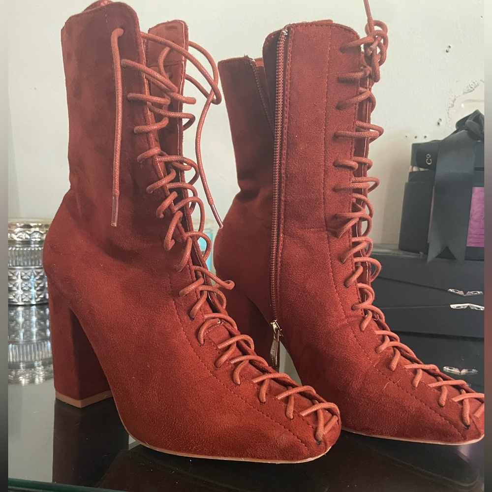 Cape Robbin laced up heels